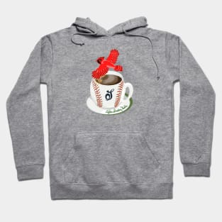 Coffee Breaking Ball! Cardinal with S! Hoodie